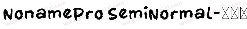 NonamePro SemiNormal字体转换